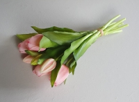 Kunst tulpen roze