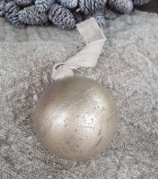 Houten kerstbal