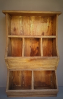 Stoere houten gruttersbak