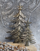 Deco kerstboom metaal op voet