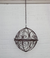 Decoratie metalen bal hanger m