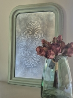 Kunst bosje vintage rozen