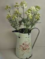 Kunst achillea wit
