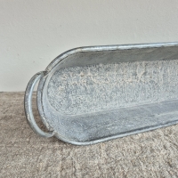 Zinken plantenbak langwerpig