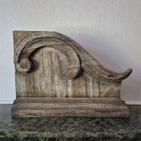 Houten ornament 2-delig