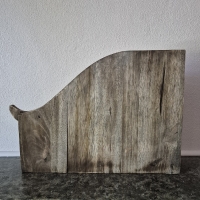 Houten ornament 2-delig