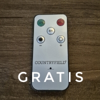 Led kaars set zwart
