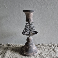 Kandelaar aged metal