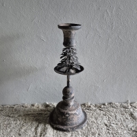 Kandelaar aged metaal
