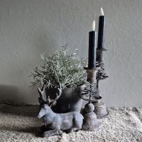 Decoratie hert liggend