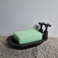 Zeepbakje zwart