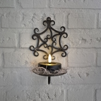 Wand kandelaar smeedijzer