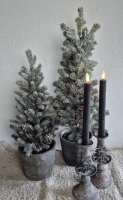 Kunst kerstboom in pot