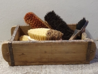 Steenmal hout met handvat