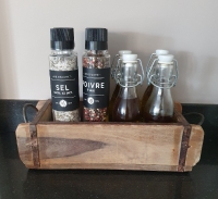 Steenmal hout met handvat