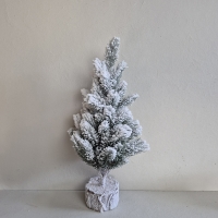 Kunst kerstboom sneeuw