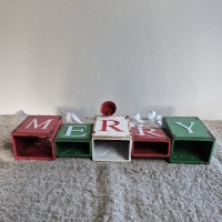 Kerstdecoratie merry christmas