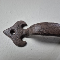 Handgreep bruin gietijzer