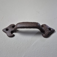 Handgreep bruin gietijzer