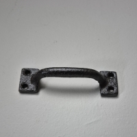 Gietijzeren handgreep bruin