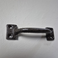 Gietijzeren handgreep bruin