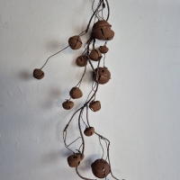 Roest belletjes guirlande