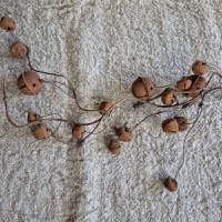 Roest belletjes guirlande