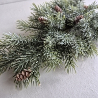 Kunst kersttak met propjes