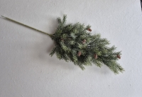 Kunst kersttak met propjes