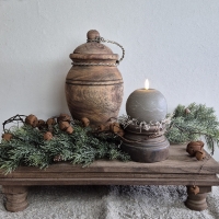 Kunst kersttak met propjes