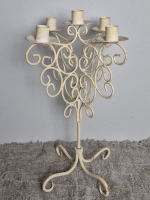 Brocante kandelaar set van 2