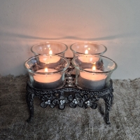 Brocante waxinehouder