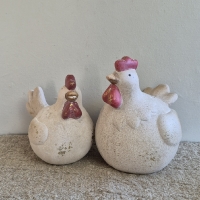 Decoratie kip steen s