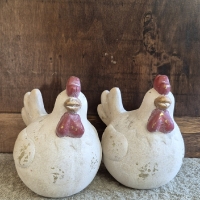 Decoratie kip steen s