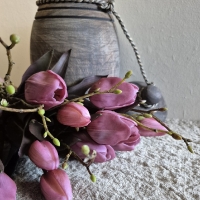 Real touch tulp donker blad