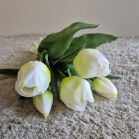 Real touch tulpen wit