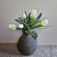 Real touch tulpen wit