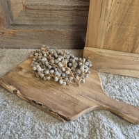 Oud houten plankenset in houder