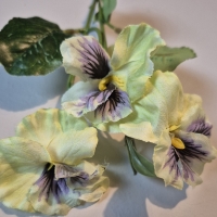 Bos kunst viooltjes multikleur