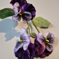 Bos kunst viooltjes multikleur