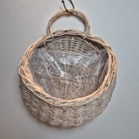 Wandhanger planter rotan