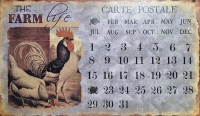 Kalender ijzer farm life