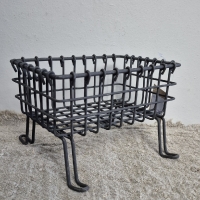 Draad zeepbakje set met twee borstels