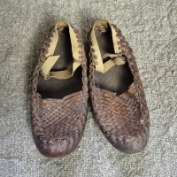 Oude schoentjes leer