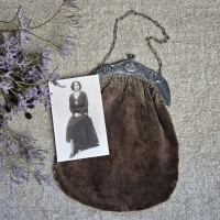 Oud beursje beugeltasje