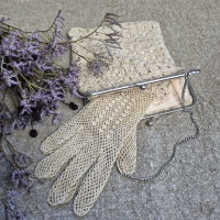 Oud beugeltasje beursje