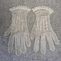 Brocante gehaakte handschoenen