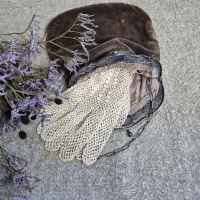 Brocante gehaakte handschoenen