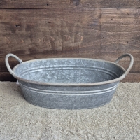 Plantenbak zink langwerpig