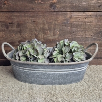 Plantenbak zink langwerpig